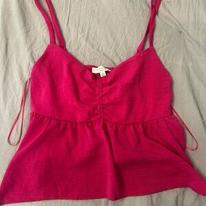 Stylish Pink Sleeveless Top